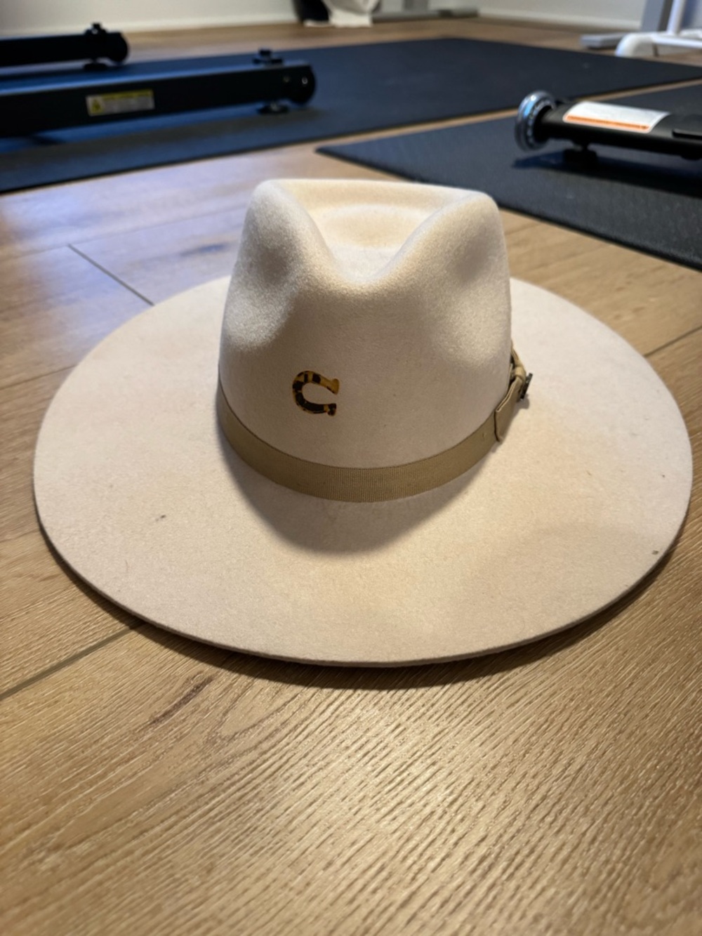 Charlie 1 Horse Highway Felt Western Hat Women’s Large Mushroom Bohemian Ranch